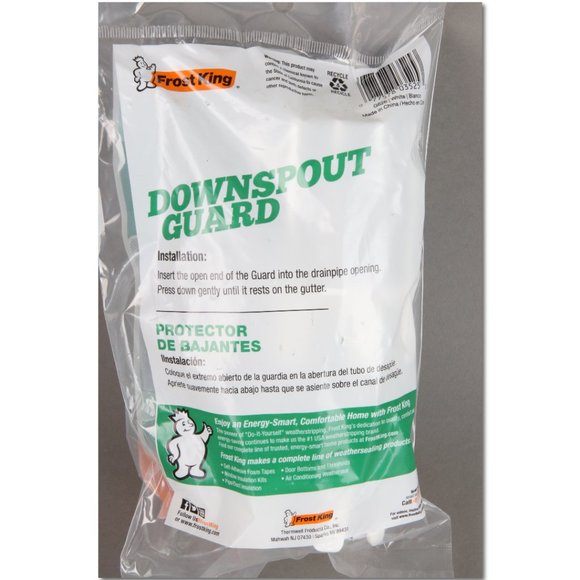 Sealed Case of 12 two packs of Frost King G626 Plastic Downspout Guards Gutter - Picture 4 of 5